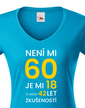 Dámske tričko k 60. narodeninám