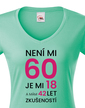 Dámske tričko k 60. narodeninám