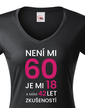 Dámske tričko k 60. narodeninám