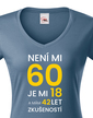 Dámske tričko k 60. narodeninám