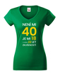 Dámske tričko k 40. narodeninám