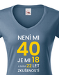 Dámske tričko k 40. narodeninám