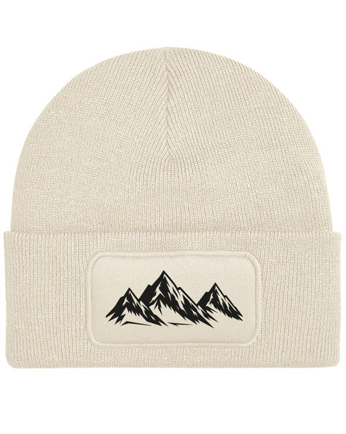 Unisex čiapka s obdĺžnikovou nášivkou Hory