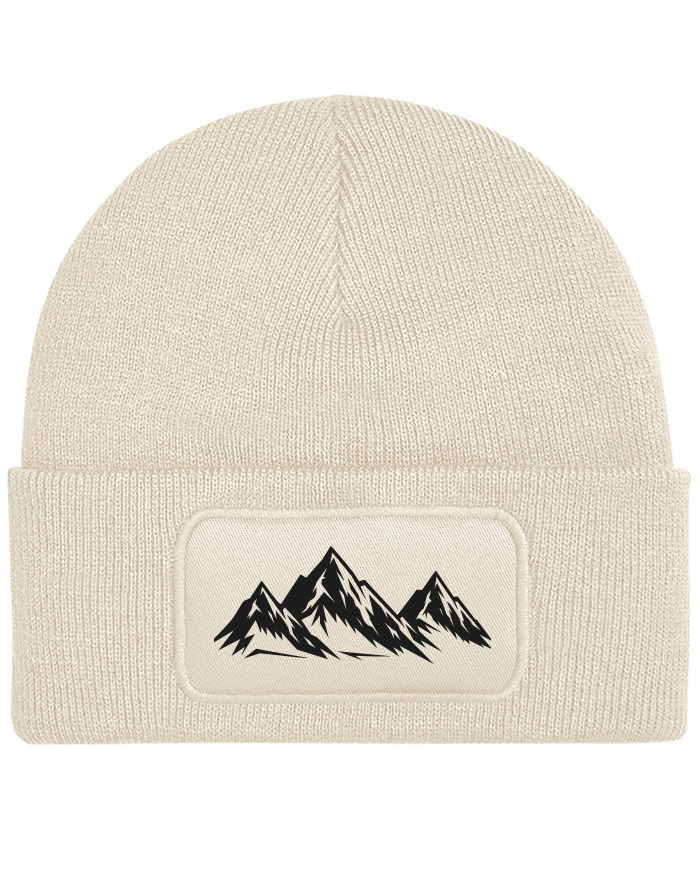 Unisex čiapka s obdĺžnikovou nášivkou Hory