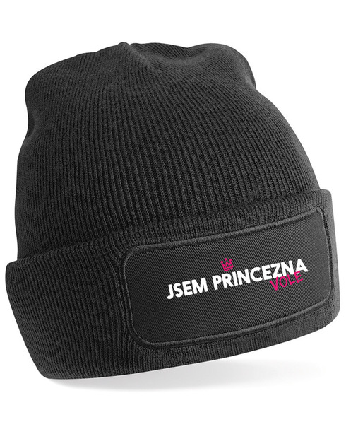 Unisex čiapka s obdélníkovou nášivkou Som princezná vole 2