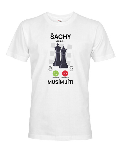 Pánské tričko Šachy volajú