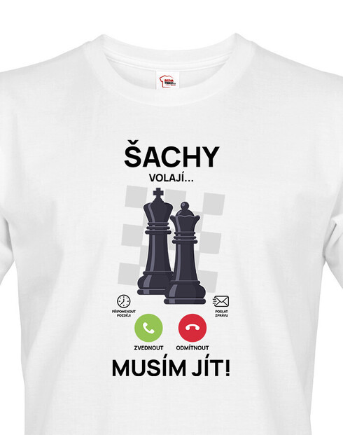 Pánské tričko Šachy volajú
