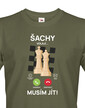 Pánské tričko Šachy volajú