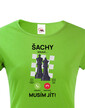 Dámské tričko Šachy volajú