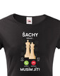 Dámské tričko Šachy volajú