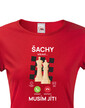 Dámské tričko Šachy volajú
