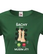 Dámské tričko Šachy volajú
