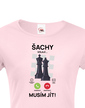 Dámské tričko Šachy volajú