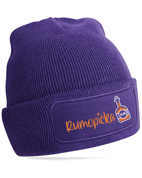 Unisex čiapka s obdĺžnikovou nášivkou Rumopička