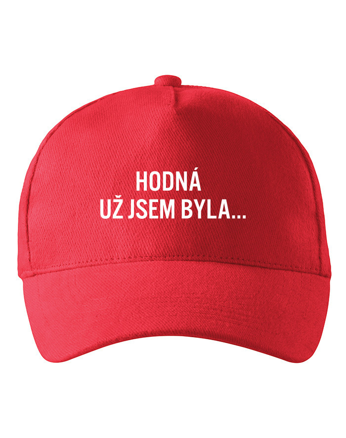 Unisex šiltovka Hodná už jsem byla