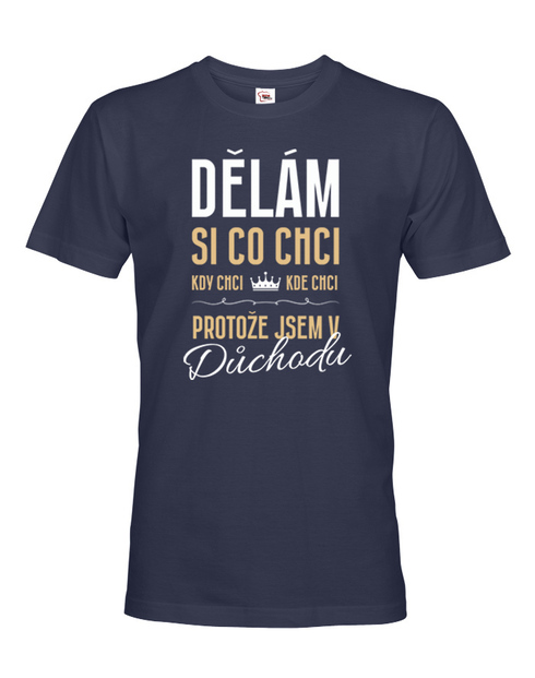 Pánské tričko Som v dôchodku