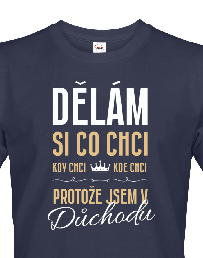 Pánské tričko Som v dôchodku