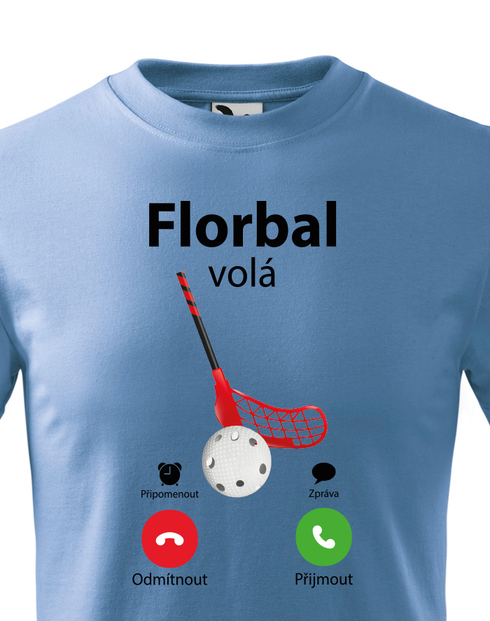 Dětské tričko Florbal volá