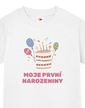 Detské tričko pre najmenších s voliteľným vekom narodeniny