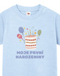Detské tričko pre najmenších s voliteľným vekom narodeniny