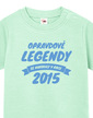 Detské tričko Skutočné legendy s voliteľným rokom narodenia