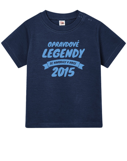 Detské tričko Skutočné legendy s voliteľným rokom narodenia