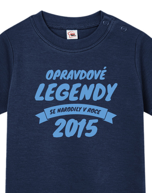 Detské tričko Skutočné legendy s voliteľným rokom narodenia