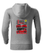 Detská mikina na zips Ferrari Novitec Rosso