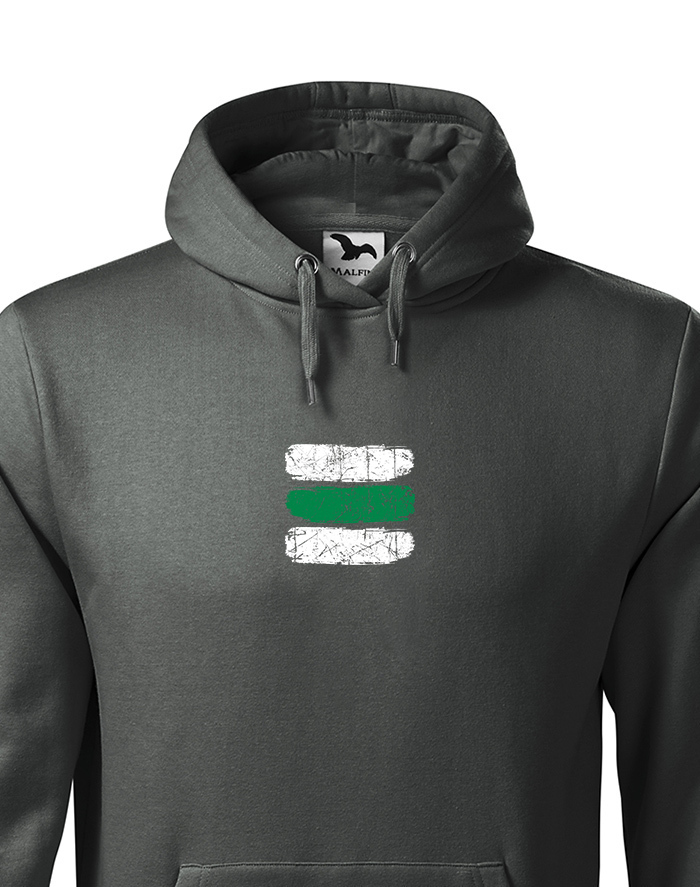 Pánská mikina Turistická značka - zelená