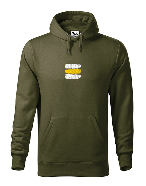 Pánská mikina Turistická značka - žltá