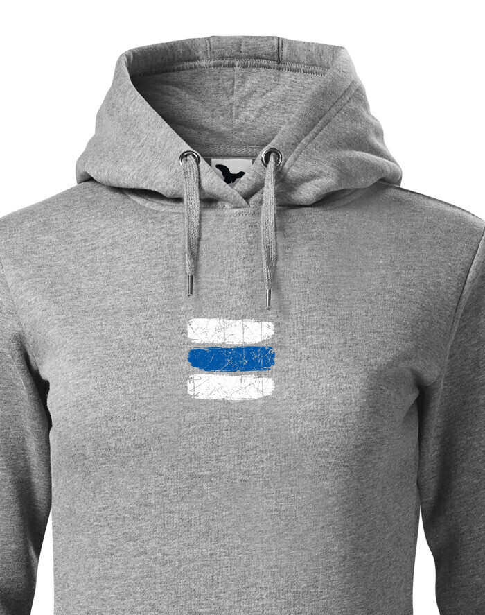 Dámska mikina Turistická značka - modrá