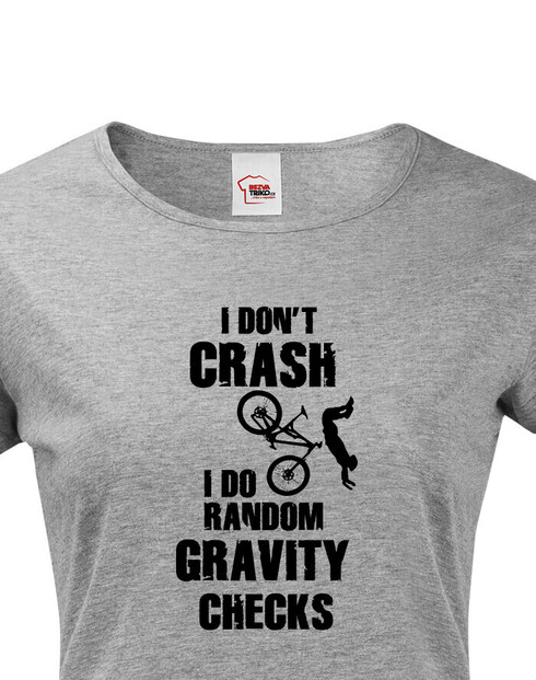 Dámske MTB tričko RANDOM GRAVITY CHECKS