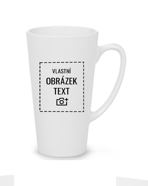 Keramický hrnek Latte 500ml s vlastním potiskem