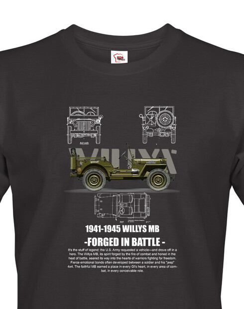 Pánské tričko Jeep Willys MB