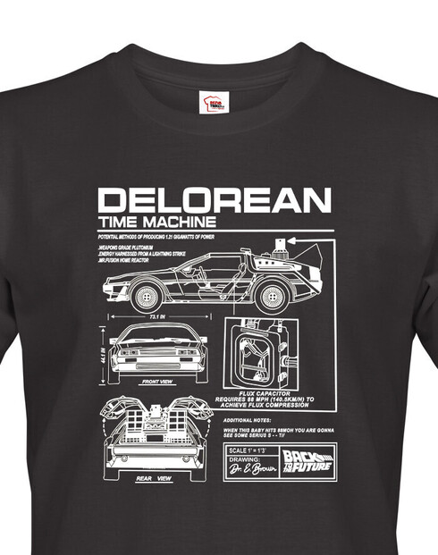 Pánské tričko DeLorean