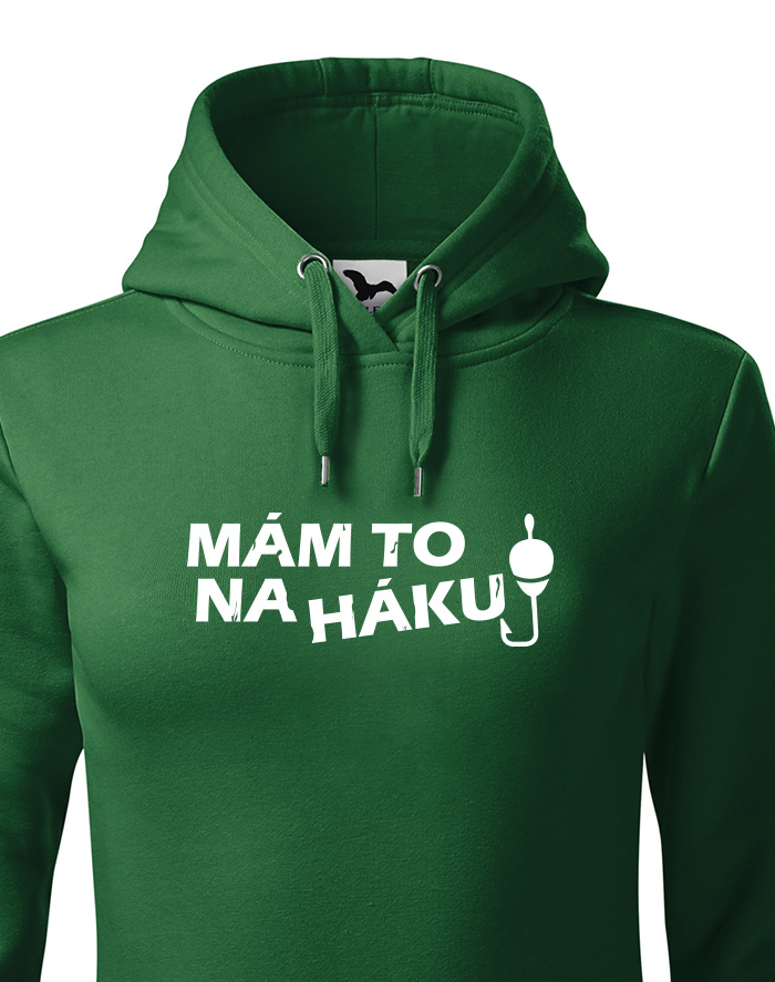 Dámska mikina nielen pre rybárky - Mám to na háku