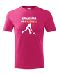 Detské tričko Zrodená pre florbal