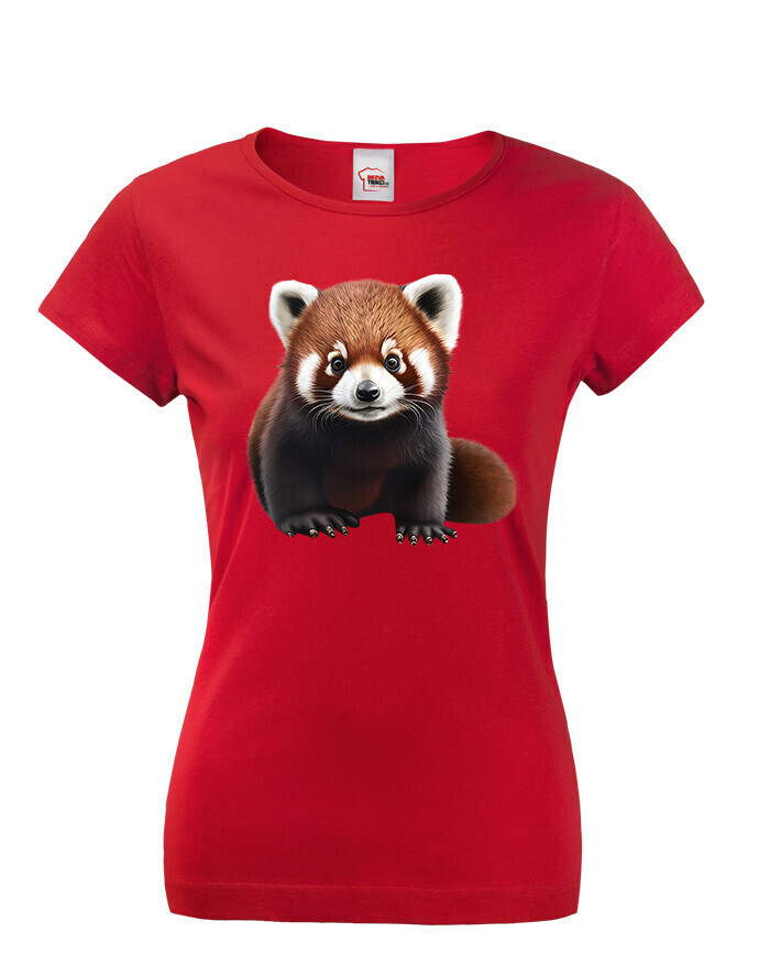 Dámské tričko Červená panda 2