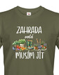Pánske tričko Zahrada volá