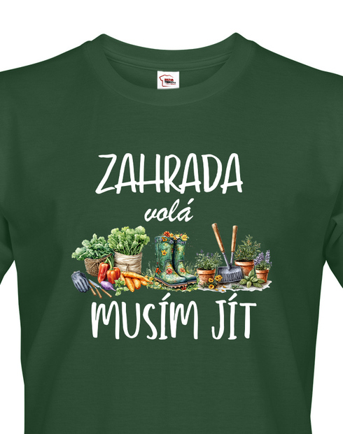 Pánske tričko Zahrada volá