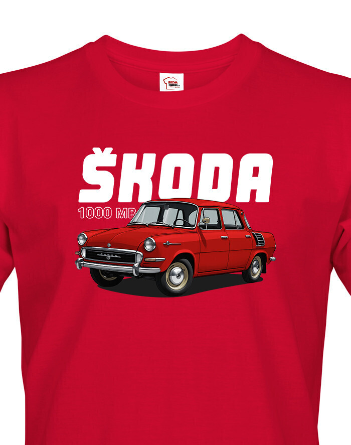Panské tričko Škoda 1000 MB