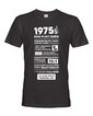 Pánské tričko narozeninové noviny 1975