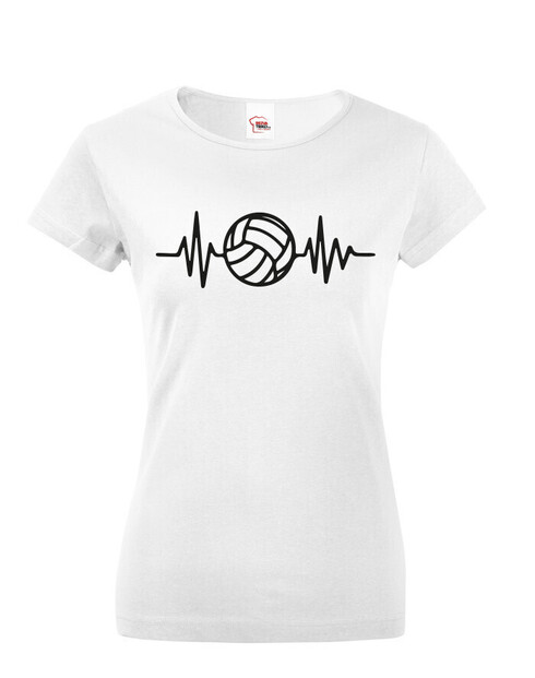 Dámské tričko Volejbal tep