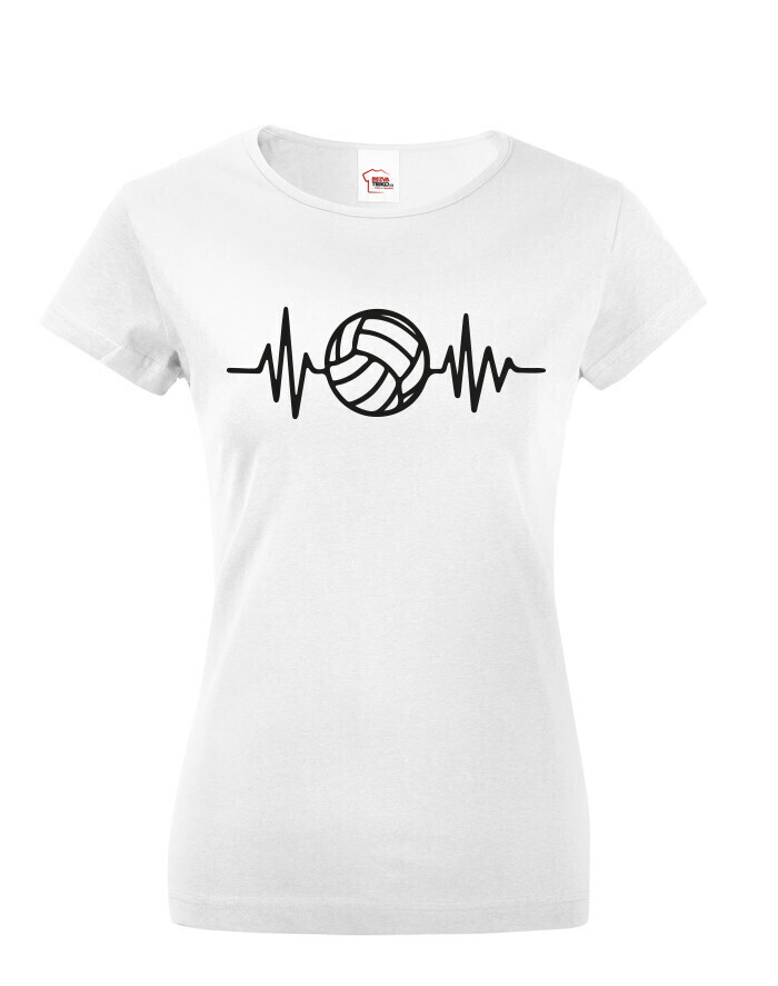 Dámské tričko Volejbal tep