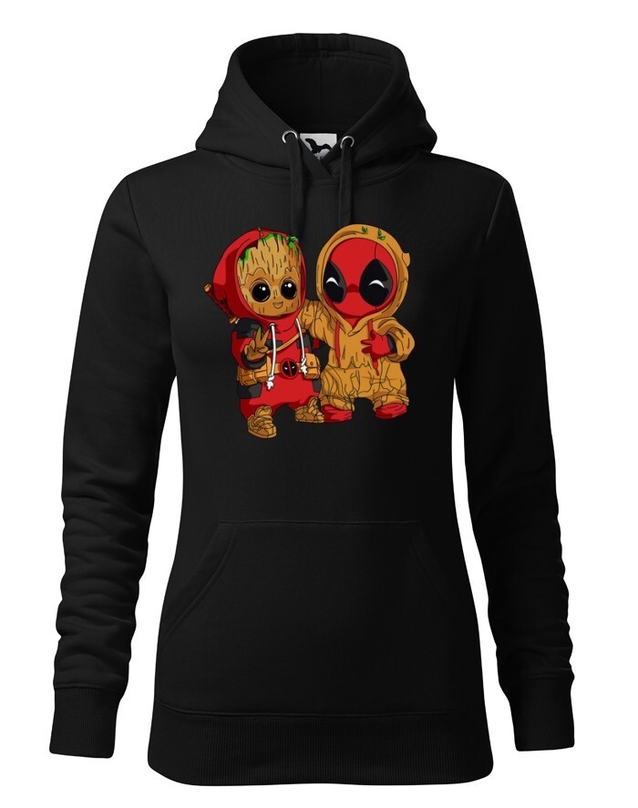 Dámska mikina Deadpool a Groot