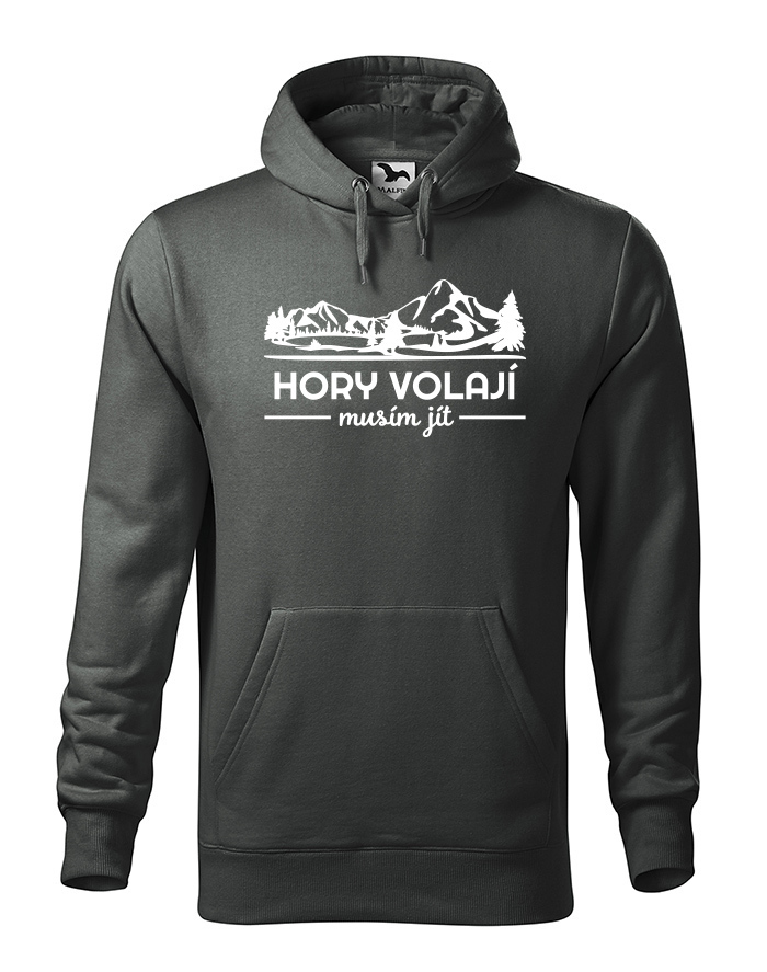 Pánská mikina Hory volajú musím ísť