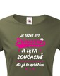 Tričko s potlačou pre tetu - Je ťažké byť princeznou