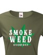 Dámské tričko - Smoke weed