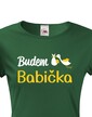 Dámske tričko Budem babička