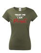 Dámské tričko Trust me I am Prof.